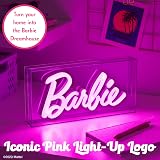 Paladone Barbie LED Neon Light Officially Licensed Pink Sign 6x12 USB view 3