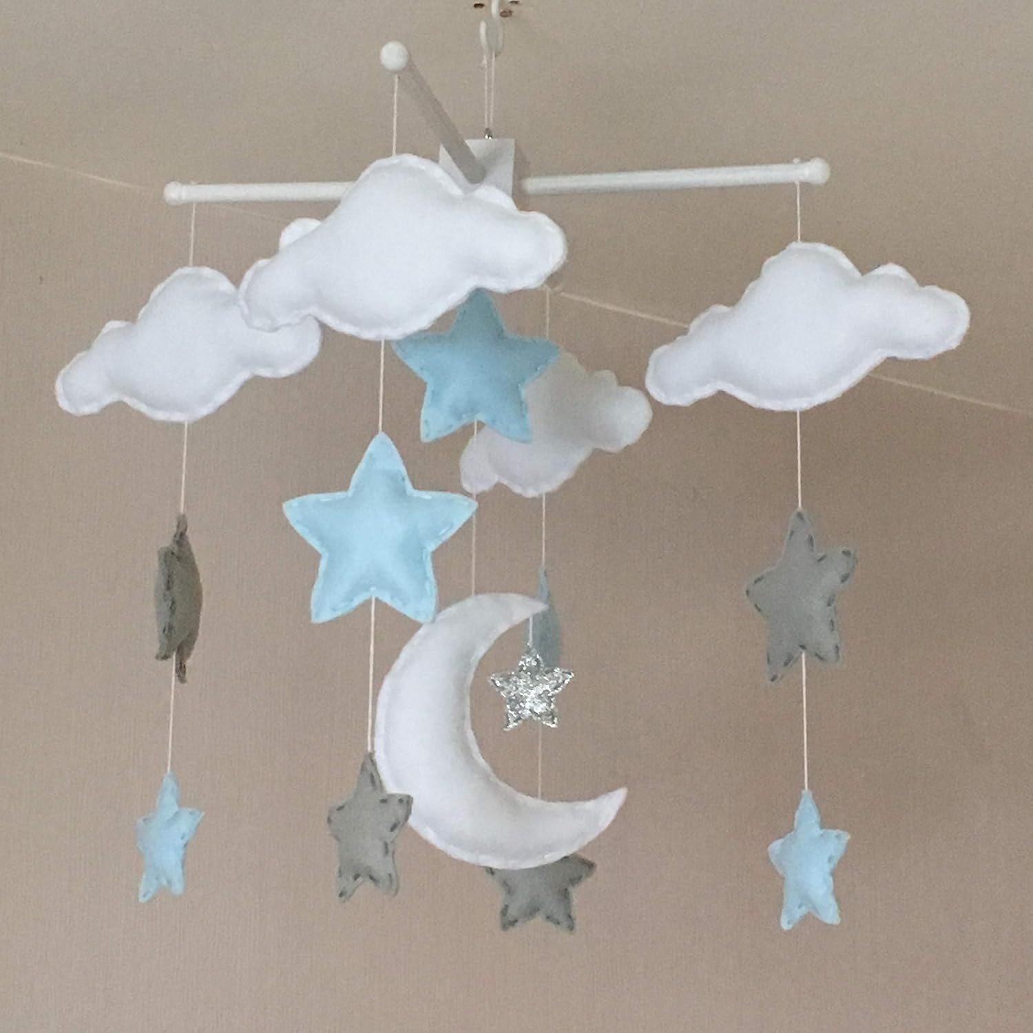 moon baby mobile