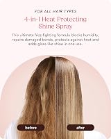 glaze MirrorGlaze Hair Shine Spray Frizz Control Heat Protect Bond Repair 190ml view 2