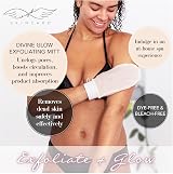 SERAPHIC SKINCARE Divine Glow Exfoliating Mitt 2pcs – Vegan Viscose Body Scrub view 2
