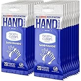 Nice 'N Clean Sensitive Skin Wet Hand Wipes Infused with Aloe & Vitamin E, Blue, 400 Count