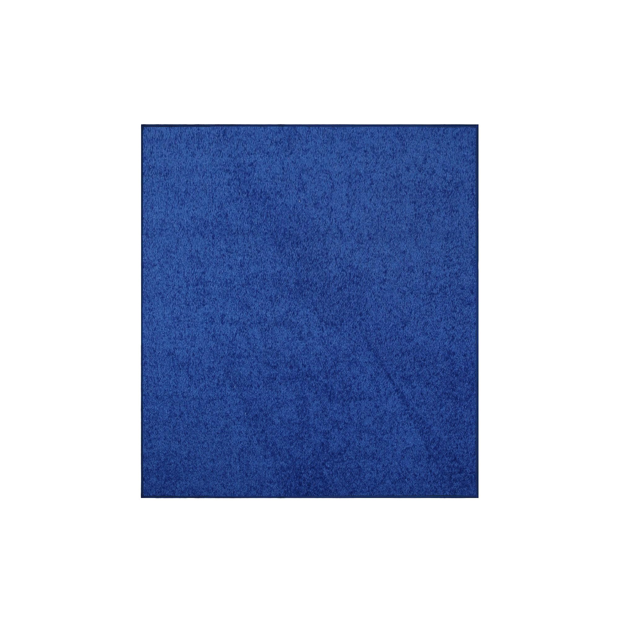 Photo 1 of Ambiant Pet Friendly Solid Color Area Rugs Neon Blue - 12' Square, Indoor, Stain Resistant, Perfect for Living Room, Bedroom, Dining Room, Entryway, Pet & Kids Friendly Rug, Wedding, Made in USA