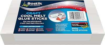 Bostik Craft Cool Melt Glue Sticks Pack of 26 for Craft Glue Gun