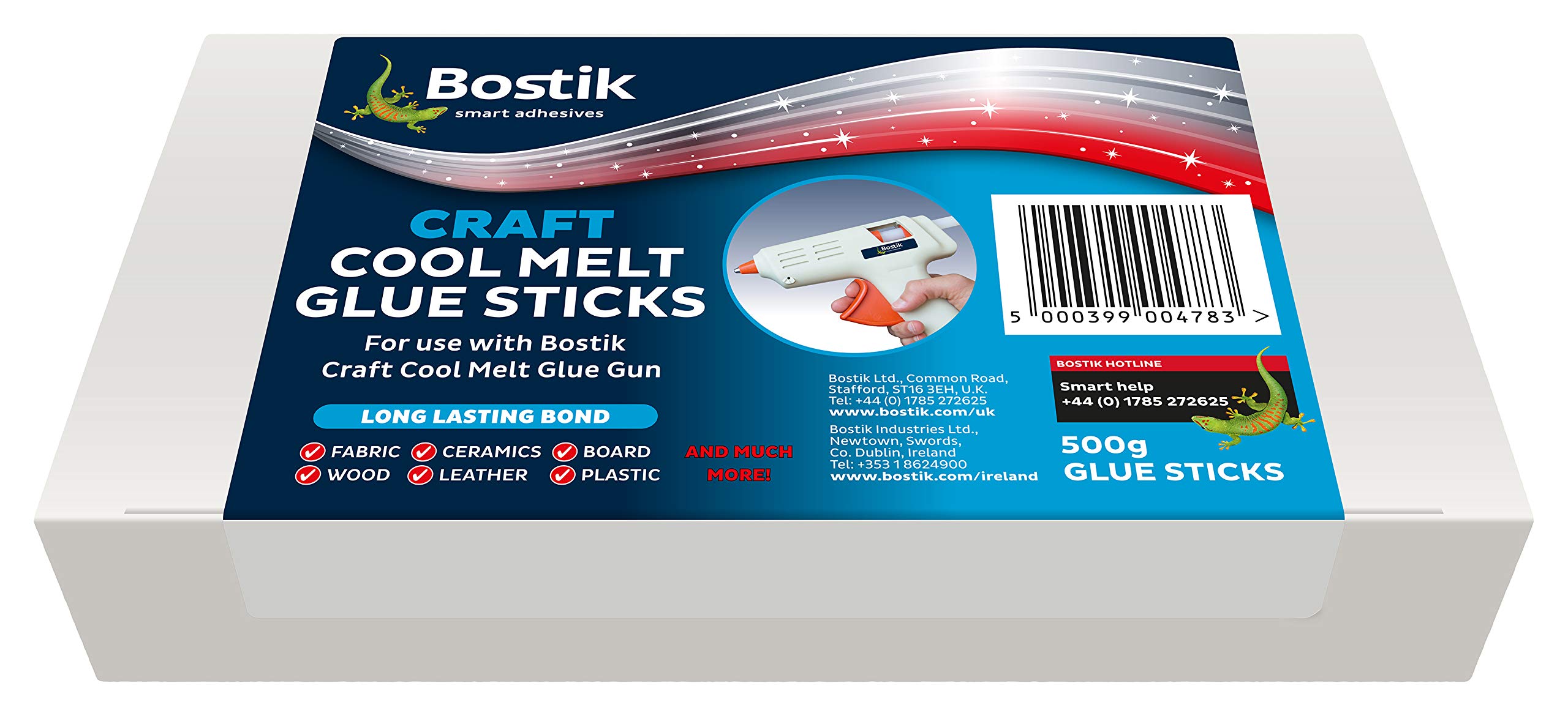 Bostik Craft Cool Melt Glue Sticks Pack of 26 - For Use With Bostik Craft Cool Melt Glue Gun