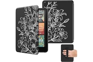 MoKo Case for 7" Kindle Paperwhite(12th Gen 2024) and Colorsoft Signature Edition 2024, Lightweight Shell Cover with Hand Str