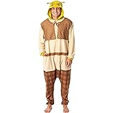 INTIMO DreamWorks Shrek Mens' Movie Film Character Costume Footless Sleep Union Suit