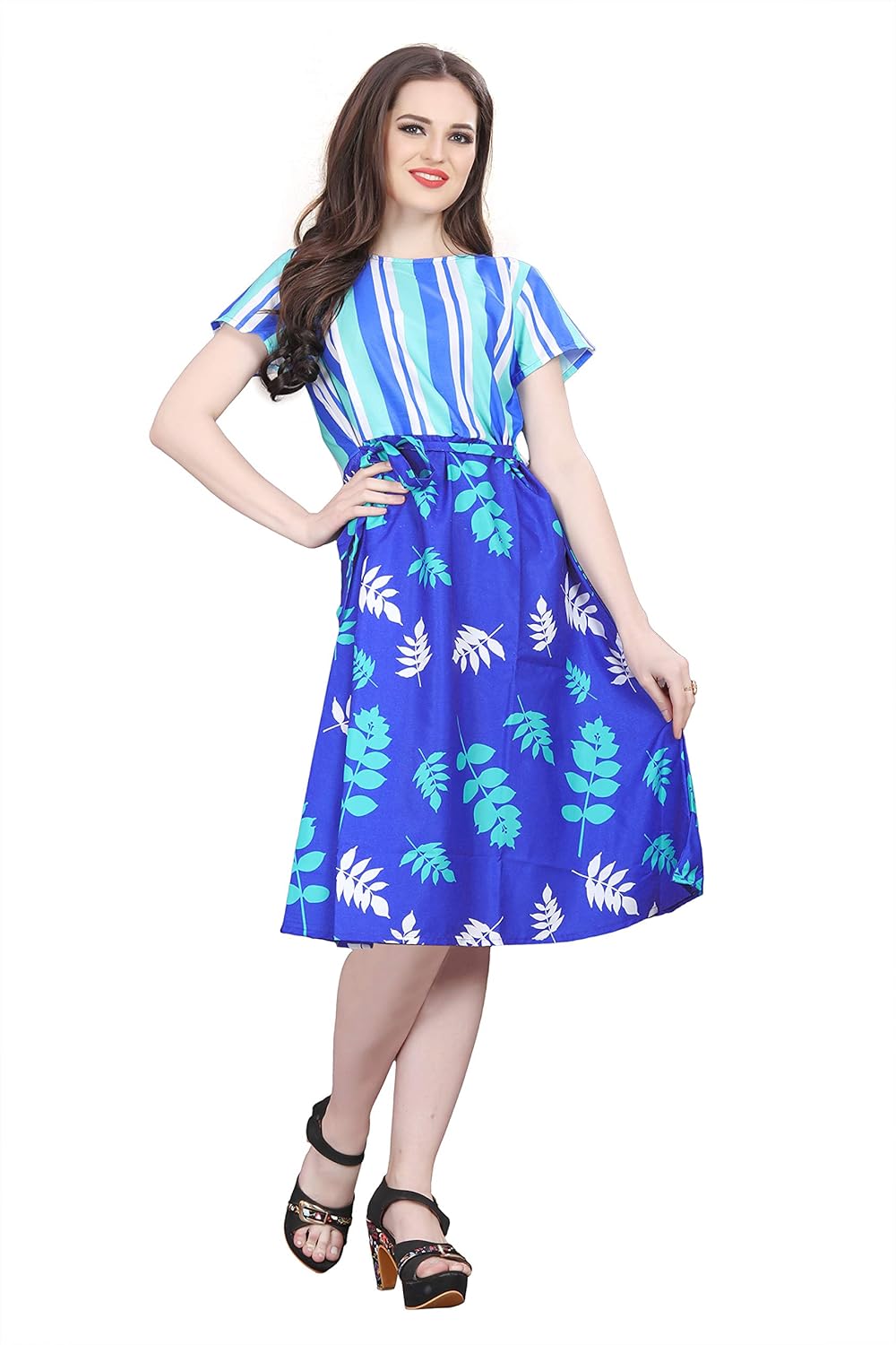 printed one piece dress