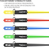 Hybrid Sport Hybrid Resistance Bands Set 150lb Heavy-Duty 12pc 2 Handles view 5