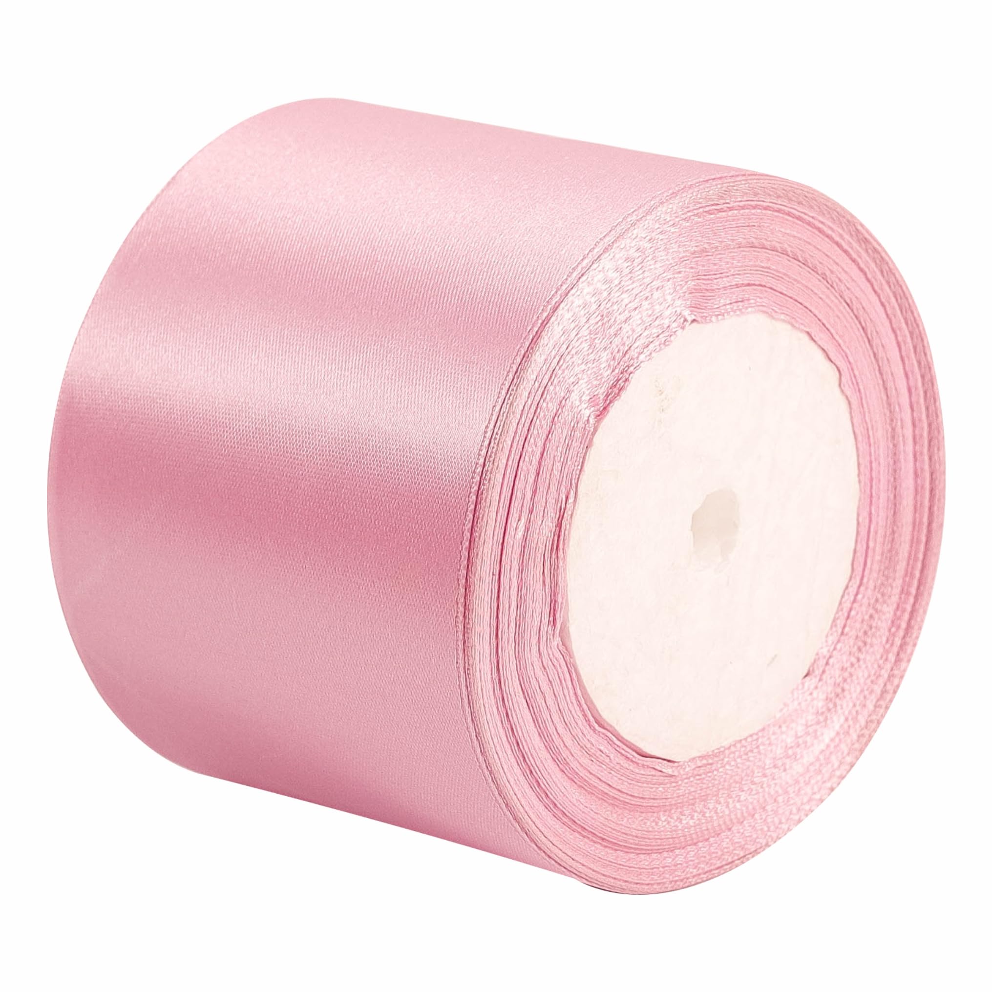 75mm Wide Purple Pink Solid Satin Ribbon for Gift Wrapping 22M,Silk Thick Ribbon Polyester Ribbon 75mm for Crafting Christmas,Hair Bows, Bouquets,Cake,Wedding Car,Party Decoration