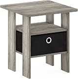 Furinno ANDREY Side Table End Table Night Stand French Oak 39.4cm view 6