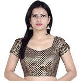 Chandrakala Brocade Banarasi Blouses for Women sarees,Readymade (B106)