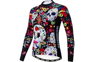 WEIMOSTAR Women's Cycling Jersey Long Sleeve Bike Jacket Biking Shirt Bicycle Clothing