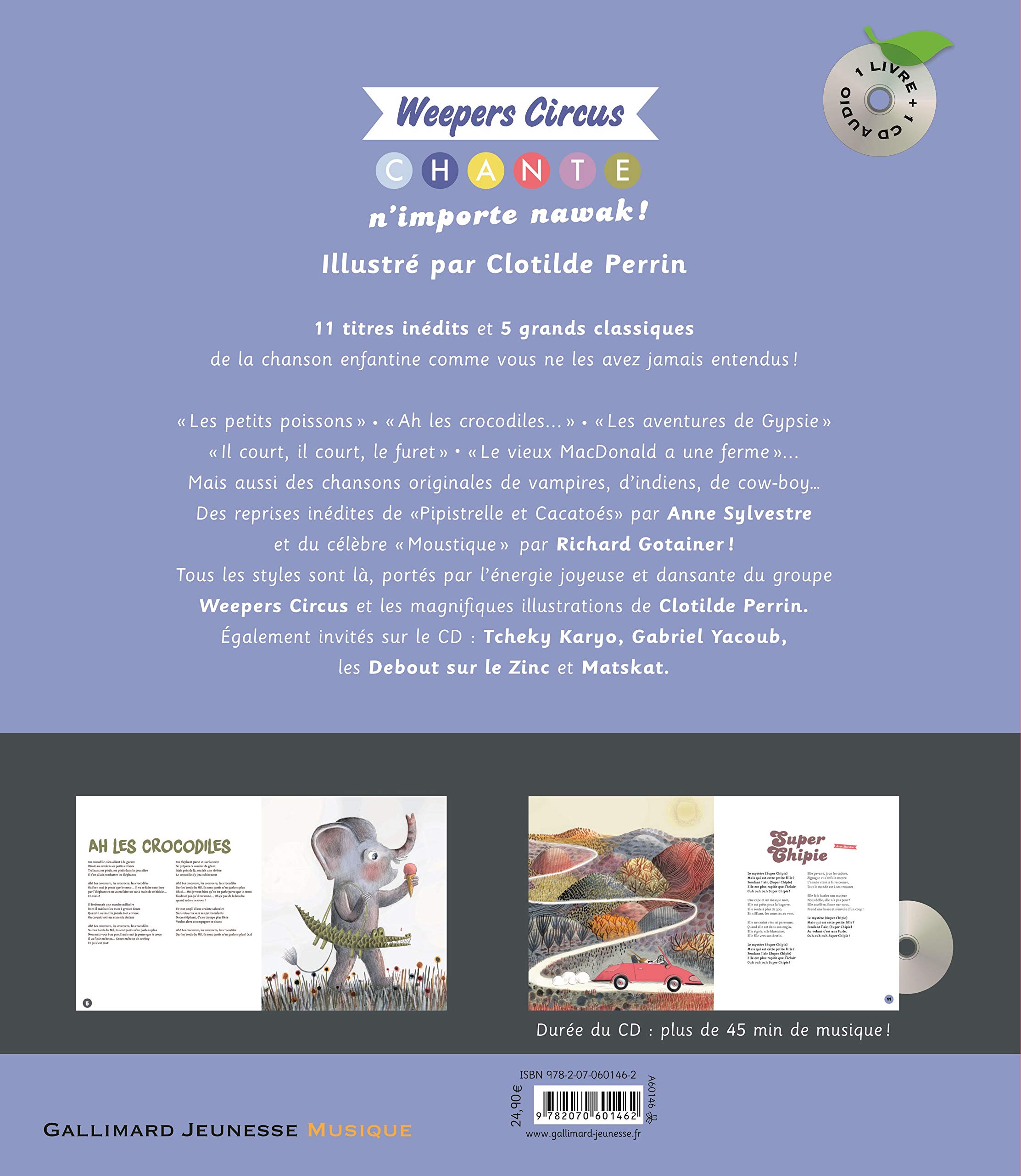 Weepers Circus Chante N Importe Nawak Un Livre Un Cd De 5 A 12 Ans Amazon Fr Collectifs Jeunesse Livres