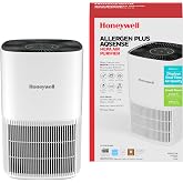 Honeywell Allergen Plus Compact Small Room HEPA Air Purifiers for Home | Honeywell air purifiers for home, Up to 530 ft&sup2;, Quiet HEPA air purifiers for bedroom, 3-in-1 filter, HPA125W