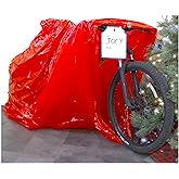 Iconikal Giant, Jumbo Bike Size Gift Bag, Wrap, Red, 96 x 60-Inches