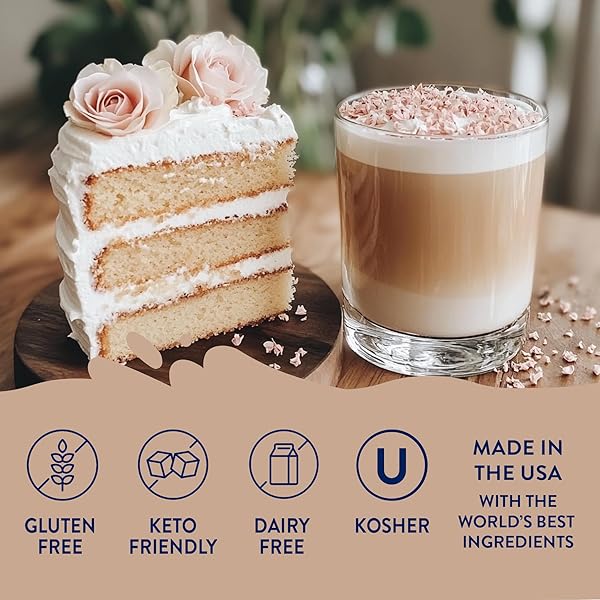 JORDAN’S SKINNY SYRUPS SUGAR FREE COFFEE SYRUP, ITALIAN WEDDING CAKE SYRUP FLAVOR, ZERO CALORIE FLAVORING FOR LATTE, PROTEIN SHAKE, COCKTAIL & MORE, GLUTEN FREE, KETO FRIENDLY, 25.4 FL OZ, 1 PACK