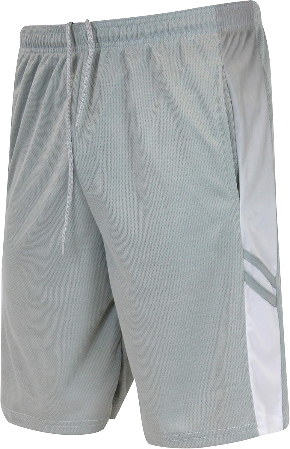 Real Essentials Boys' 5-Pack Mesh Active Athletic Performance Basketball Shorts with Pockets: Clothing