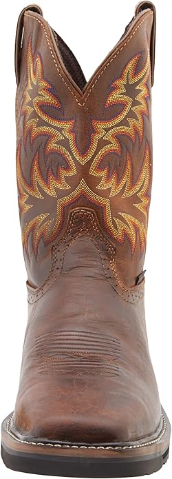 justin men's stampede wellington work boots