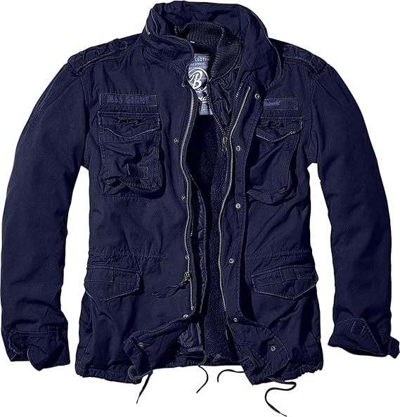 Brandit Men S M 65 Giant Jacket Navy Clothing Amazon Com