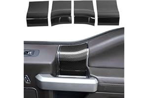 Voodonala for F150 Inner Door Handles Top Cover Interior Door Handle Trim Garnish for 2015-2020 Ford F150 Interior Accessorie