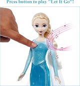 Mattel Disney Frozen Singing Elsa Doll Sings Let It Go English view 3