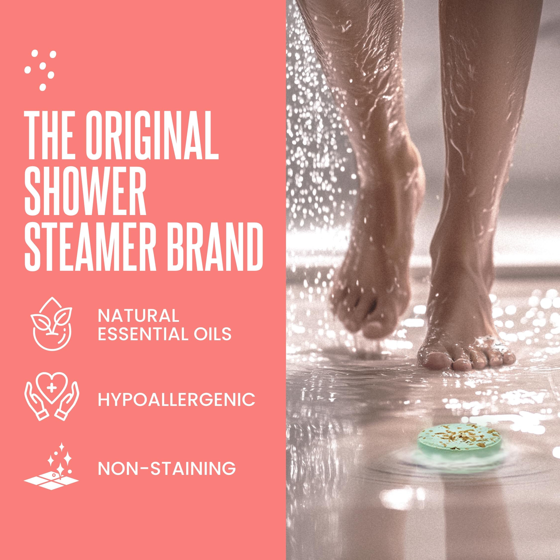 Cleverfy Shower Steamers Aromatherapy – Stocking Stuffers for Teen Girls, Women and Wife – Christmas Gifts for Teens and Women – White Elephant Gifts for Adults – 6 Tablets