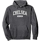 Chelsea England Vintage Sports Design Pullover Hoodie