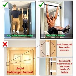 IRONSURGE Pull Up Bar for Hallway or Doorway