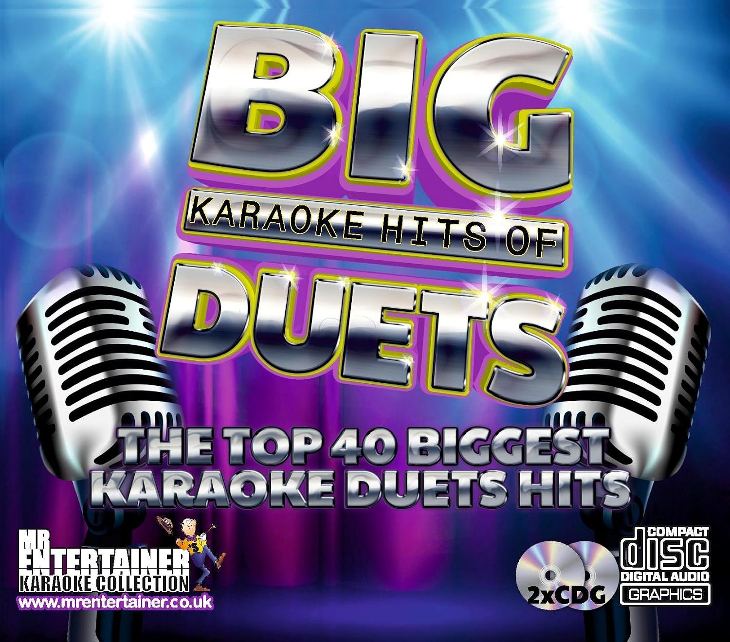 Mr Entertainer Big Karaoke Hits of R&B - Double CD+G (CDG) Pack. 40 Top Songs - Image 5