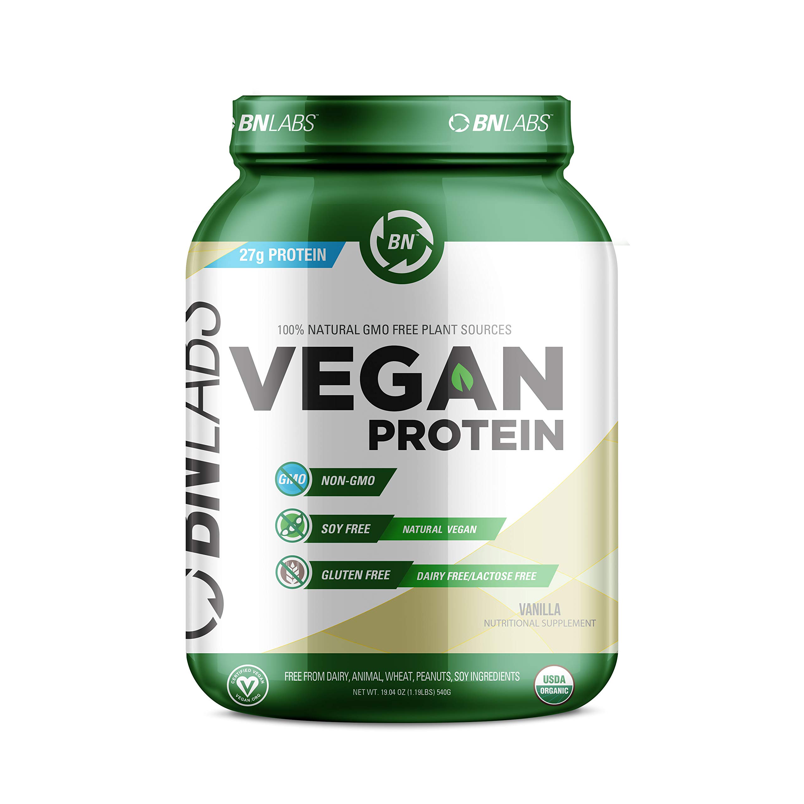 Organic Vegan Protein Powder 28g Protein, RAW, Certified