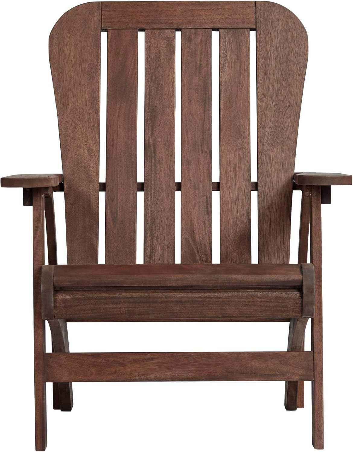 Dylan 28 1/2" Wide Acacia Dark Wood Outdoor Adirondack Chair - Teal Island Designs: Kitchen & Dining
