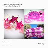 Hemway Glitter Shaker Fluorescent Peach Orange 130g Microfine Glitter view 6