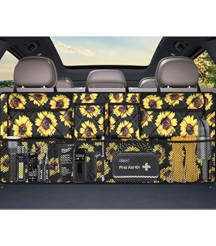 Amazon Sunflower Back Seat Covers Car Seat Cover Cute 23-Piece