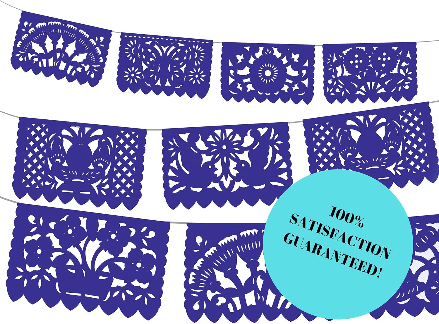 Amazon Com 5 Pk Fiesta Party Supplies Royal Blue Mexican Banner
