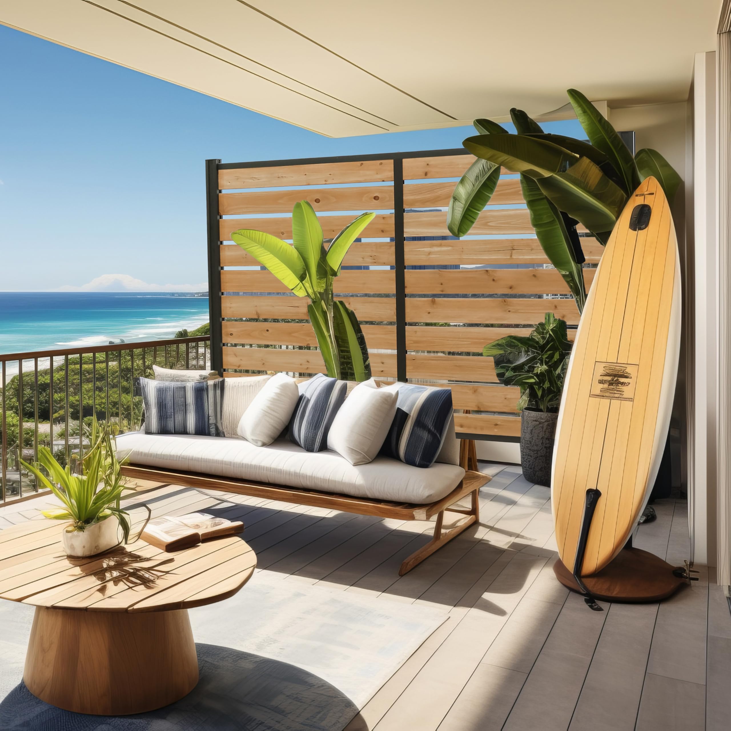 Photo 1 of **ADD ON KIT ONLY** Backyard Discovery 8' x 6' Cedar Wood Outdoor Privacy Screen Wall