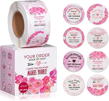 personalized sticker roll