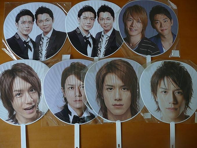 Amazon Co Jp 滝沢秀明 タッキー 翼 ジャンボうちわ ７点セット タッキーサマーコンサート 10 Youも来ちゃいなよ タッキーリゾート Tackey Tsubasa Christmas Concert 06 Two You Four You Tackey Tsubasa Arena 07 Two Tops Treasure