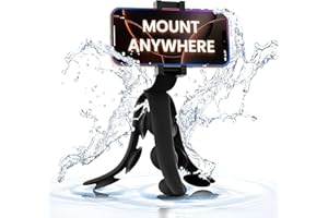 Tenikle® PRO - Flexible Tentacle Tripod for Mobile Phone and Action Camera GoPro, Insta360, DJI Osmo, As Seen on Shark Tank, Bendable Suction Cup Camera Mount & Holder, iPhone & Android Compatible