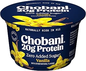 Chobani® 20g Protein Lowfat Greek Yogurt Vanilla 6.7oz