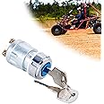 Key Ignition Switch Replacement for 70cc 90cc 110cc 125cc 150cc 200cc 250cc Go-Kart Dune Buggy Cart UTV 3 Wires