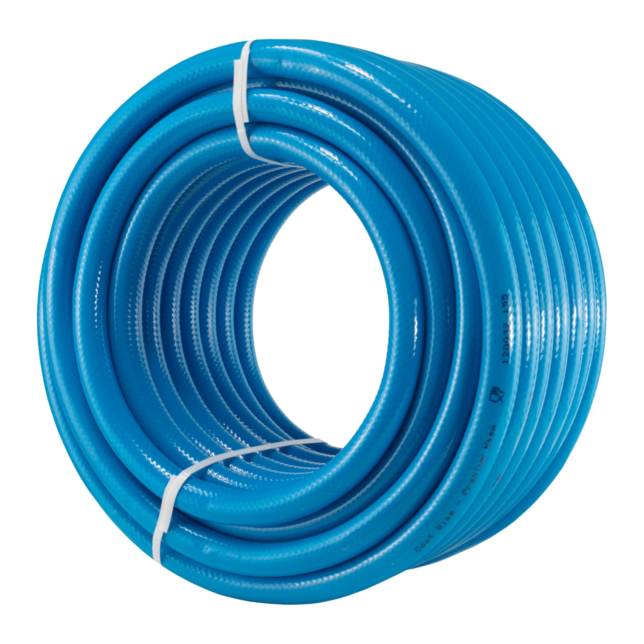 10mm Reinforced portible Non Taint Blue Drinking Water Hose for Camping, Caravans,Flexible 10mm Water hosepipe for Mobile Homes and Boats (5m)