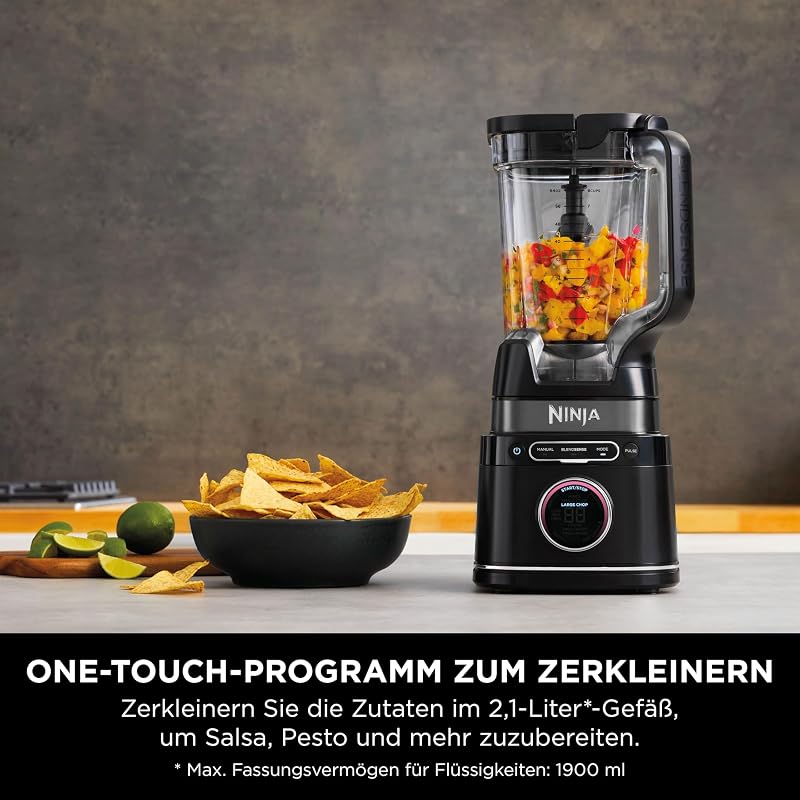 3-in-1 Detect Power Blender Processor Pro, 1200 W, Schwarz