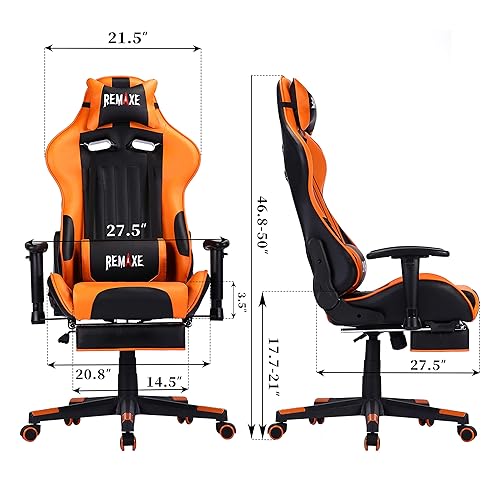 EDWELL Gaming Chair Office Chair with Footrest,High Back Computer