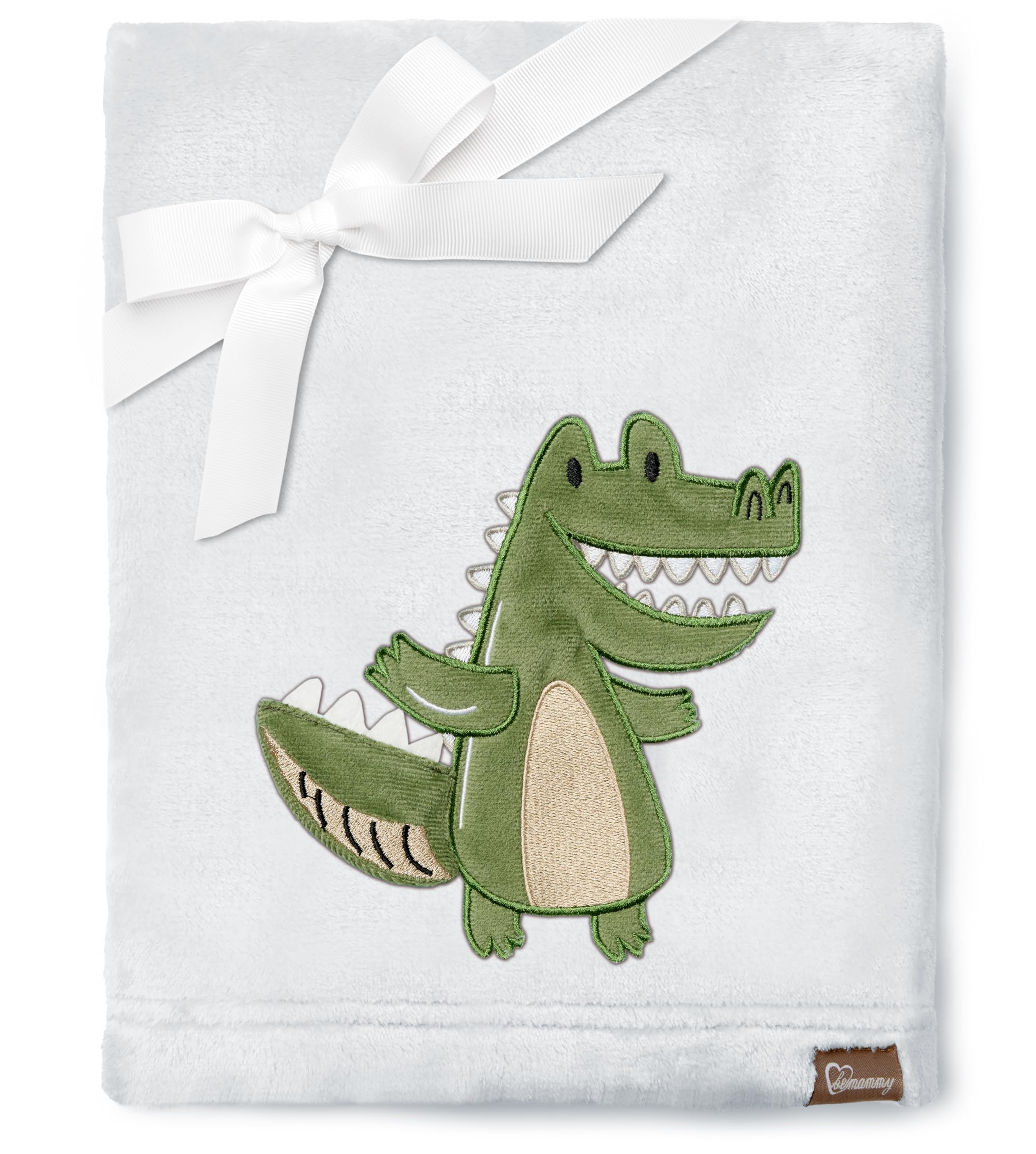 Be Mammy Warm Children Baby Cosy Blanket Baby Gift BE20-168 (Light Grey - Crocodile)