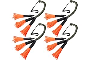 RunNico 4pcs Deer Scent Drag Line - Drag Scent Applicators - Orange Scent Drag for Deer
