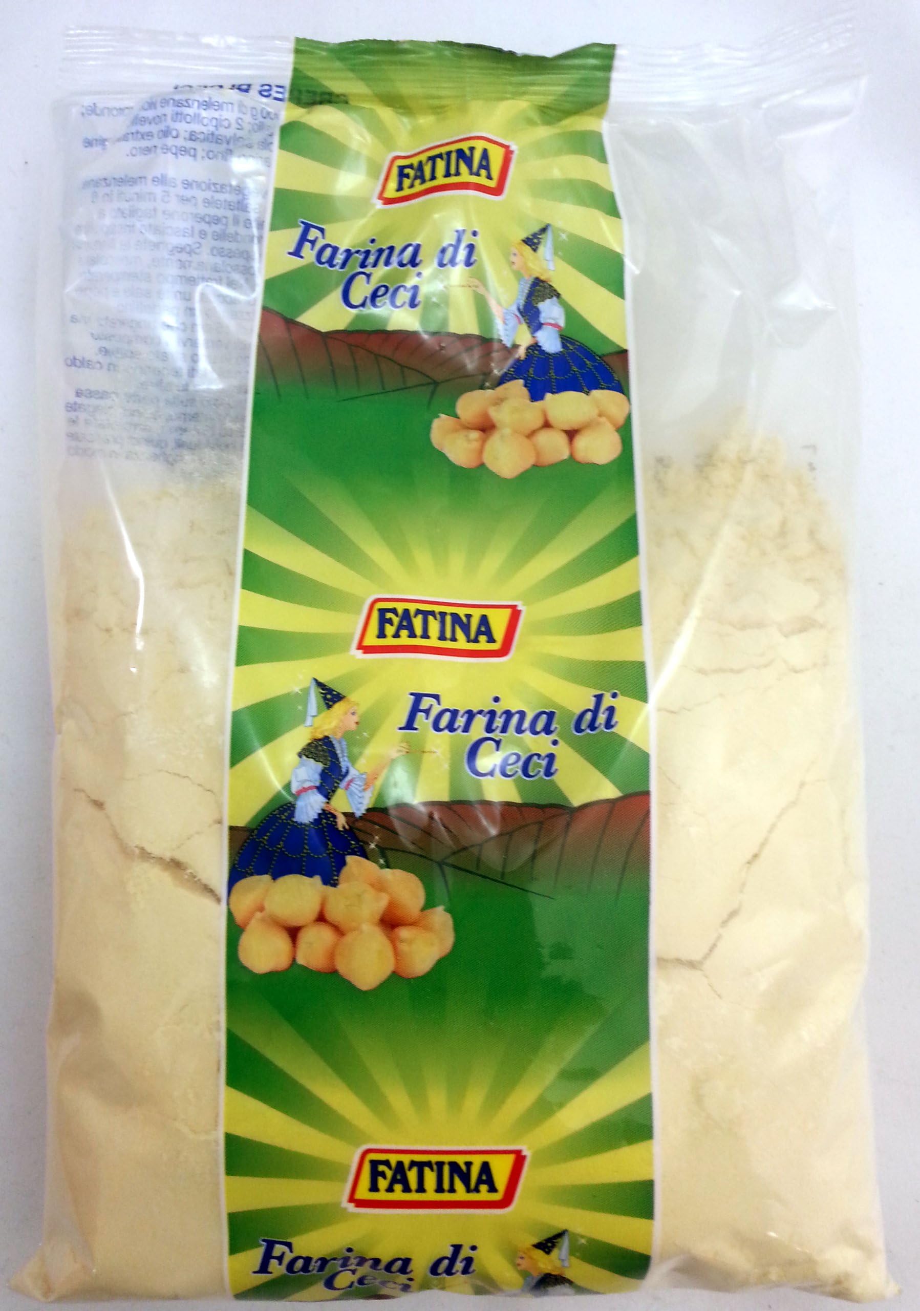 Chickpea Flour Garbanzo Bean Flour Farina Di Ceci - 2 -500 Gram Bags