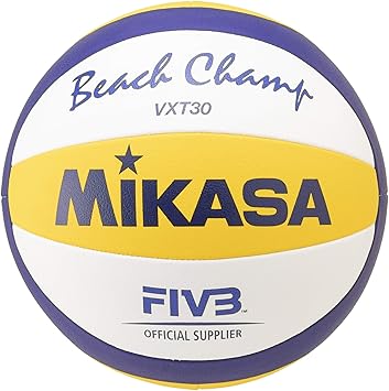 Amazon ミカサ Mikasa ビーチバレーボール 練習球 一般 大学 高校 中学 ホワイト イエロー ブルー Vxt30 推奨内圧0 2 Kgf ミカサ ビーチバレー