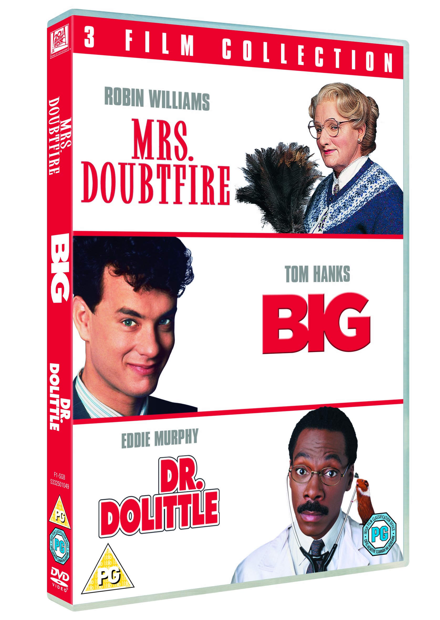 Mrs. Doubtfire / Big / Dr. Dolittle Triple Pack [DVD] [1988]