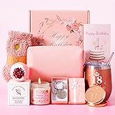 18th Birthday Gifts for Women,18 Year Old Unique Happy Birthday Gift for Her, Relaxation Spa Bath 18th Birthday Gift Baskets for Female ,Gifts Ideas Box Set for Mom Sister Friends Wife Aunt