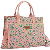 Wrangler Laptop Bag 13.3 Inch Western Large Tote Bag Womens Canvas Work Bag Briefcase Handbag Purses